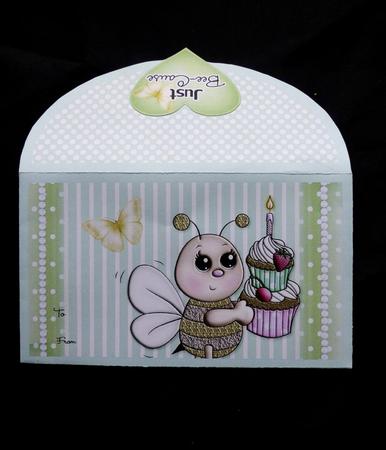 Birthday Bee Money Wallet by Maz Kfk