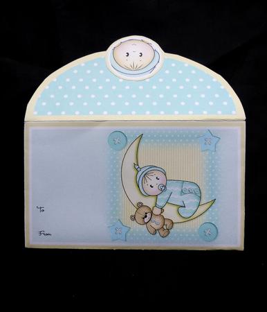 Moon Baby Boy Money Wallet by Maz Kfk