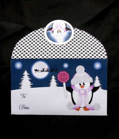 Santa Stop Here Christmas Money Wallet by Maz Kfk