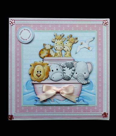 Animal Ark Birthday Ages Baby Christening Girl Mini Kit by Maz Kfk