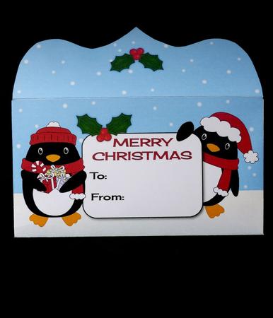 Christmas Penguins Money Wallet by Maz Kfk