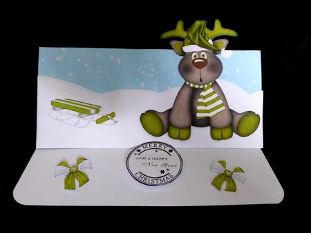 Christmas Deer by Maz Kfk
