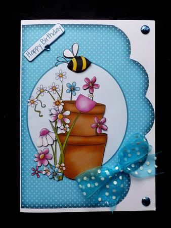 Garden Scene with Bug by Maz Kfk