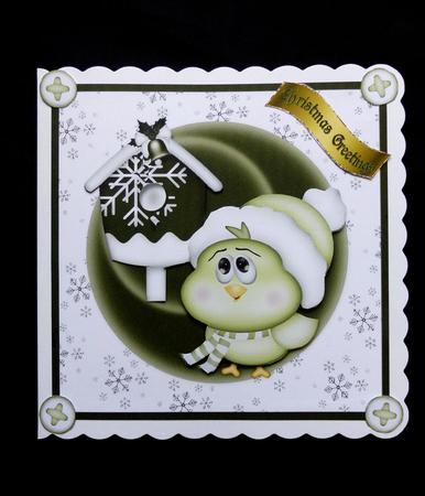 Christmas Greetings Gold Metallic Wavy Captions by Maz Kfk
