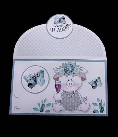 Lady Piggin' Cheers Money Wallet by Maz Kfk