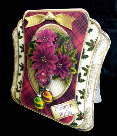 Baubles and Holly Three Layer Card Mini Kit by Maz Kfk