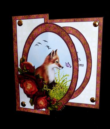 Fold Back - Fox & Butterfly by Maz Kfk