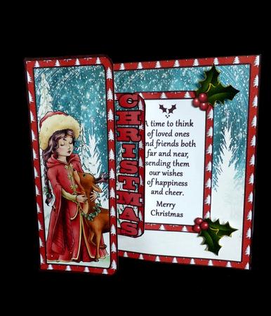 Fold Back Pop-up 'my Little Deer' by Maz Kfk