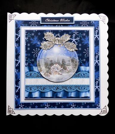 Christmas Bauble Winter Scene 3 by Maz Kfk