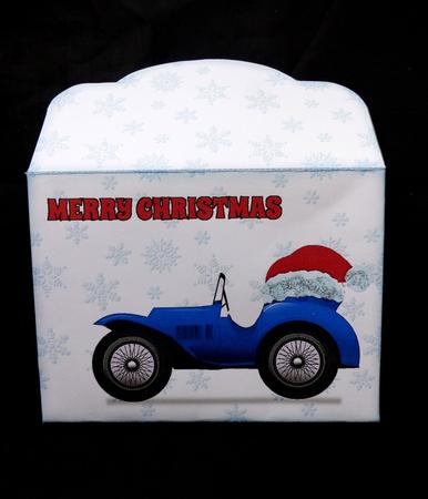 Christmas Car Money Wallet Blue by Maz Kfk