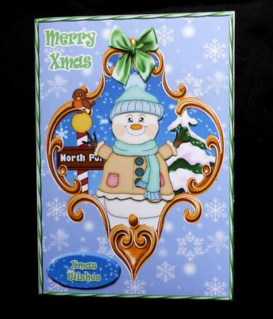 Mini Kit- Adorable Snowman for Xmas #1 by Maz Kfk