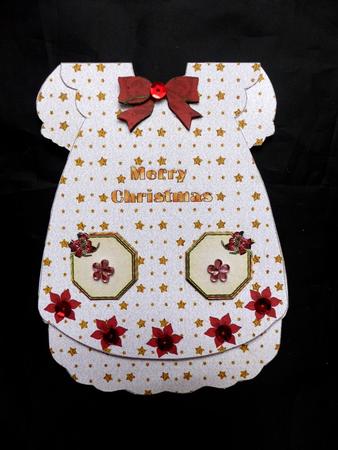 Gold Star Christmas Dress by Maz Kfk