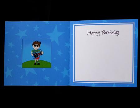 Boyz Rock Star Jaz & Postbox Matching Square Insert by Maz Kfk