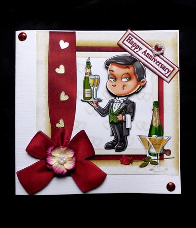Anniversary Congratulations Valet by Maz Kfk