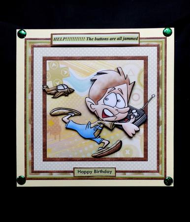 Still a Big Kid Boys or Men 8x8 Mini Kit Decoupage & Ages by Maz Kfk