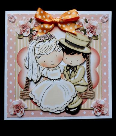 The Wedding Swing Card Front Kit by Maz Kfk