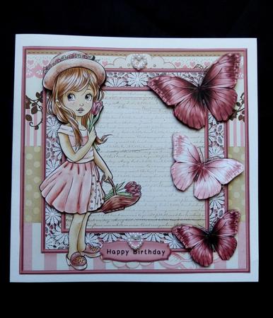 Cardtopper Tulips 611 by Maz Kfk