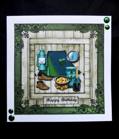 Male Card Outdoor Camping by Maz Kfk