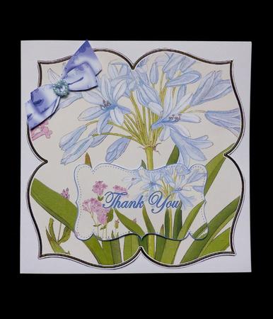 Agapanthus Thank You 8in Large Blooms Fancy Topper by Maz Kfk