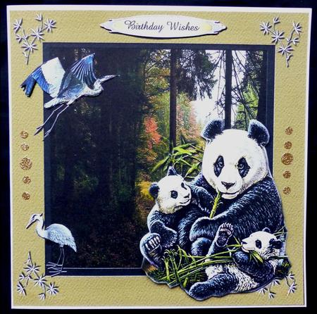 Wild Animals 3 Quick Card Topper by Maz Kfk