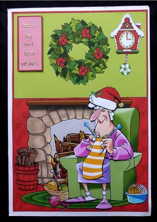 Christmas Knitting Nora by Maz Kfk