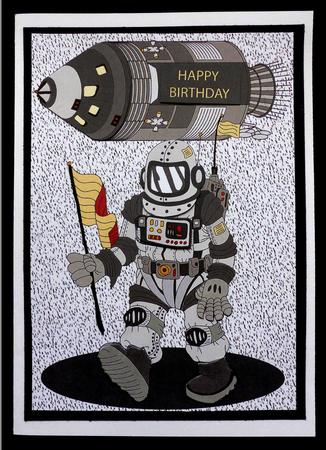 Space and Astronaut by Maz Kfk
