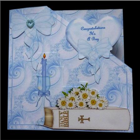 Over the Corner Baby Boy/christening by Maz Kfk