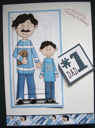 Rugby or American Football Dad by Maz Kfk