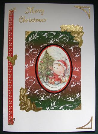 Christmas Mix with White Ironwork Paper by Maz Kfk
