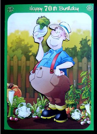 Gardening/allotment Dude A4 by Maz Kfk