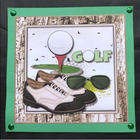 Golf Card Topper by Maz Kfk