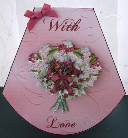 With Love Bouquet Wobble Card by Maz Kfk