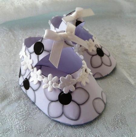 Daisy Dots 3D Baby Shoes by Maz Kfk