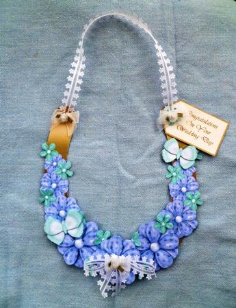 Beautiful Purple/mint 3D Decoupage Lucky Wedding Horseshoe by Maz Kfk