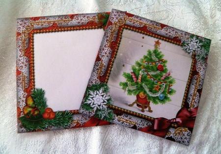 The Tree Snow 3in Mini Card Envelope Bottom Stacker Aio by Maz Kfk