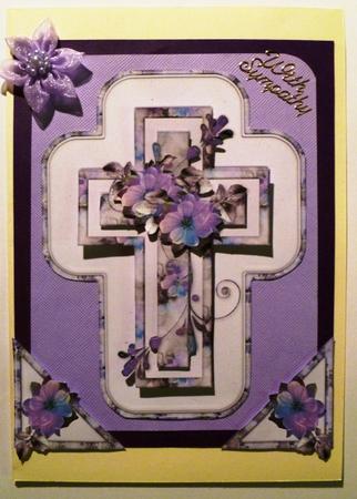 Purple Peace Decoupage by Maz Kfk