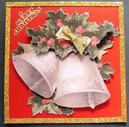 Bells and Holly by Maz Kfk