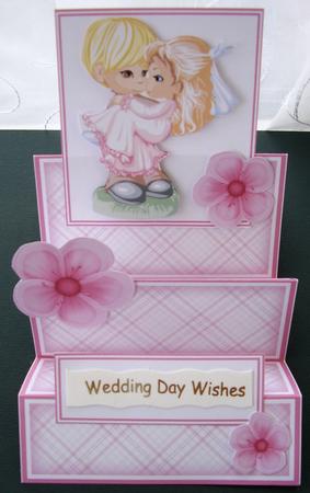 Cutie Pie Wedding Couple Stair Stepper by Maz Kfk