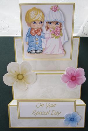 Cutie Pie Wedding Couple Stair Stepper by Maz Kfk
