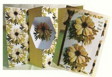 White Anemone Internal Window Card Kit by Maz Kfk