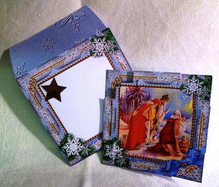 We 3 Kings Snow Mini Card Envelope Block Stacker Aio by Maz Kfk