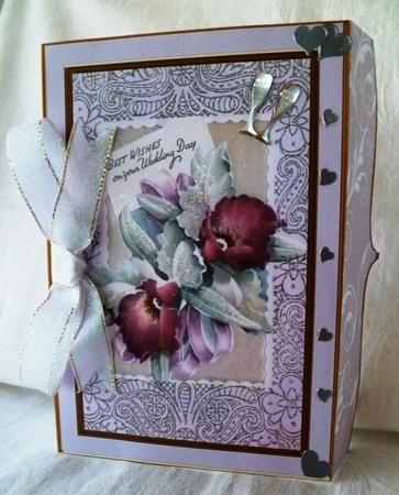 Wedding Day Wishes Bracket Card by Maz Kfk