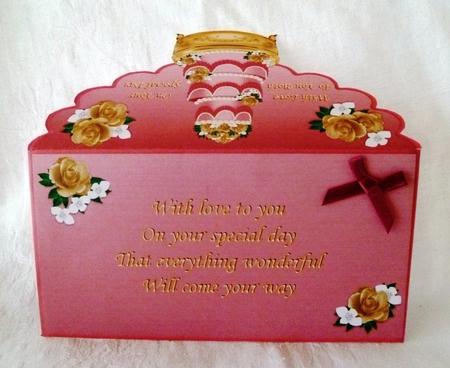 Wedding Cake Over the Edge Money Wallet by Maz Kfk