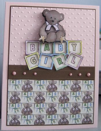 Baby Girl Teddy by Marion Evans