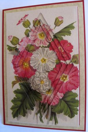 Painted Carnations Easy Diamond Tunnel Sheet by Marion Evans