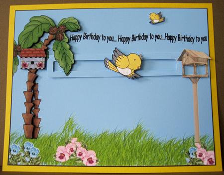 A Bird Told Me It's Your Birthday by Marion Evans