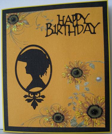 Sunflowers Backing Paper by Marion Evans