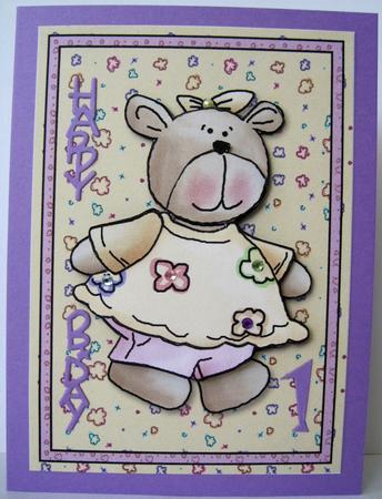 Lil' Bearz Card Front 2 by Marion Evans