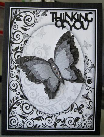 Layered Butterfly Toppers / Embellishments Set 4 by Marion Evans