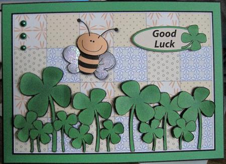 'bee' Lucky Decoupage 2 by Marion Evans